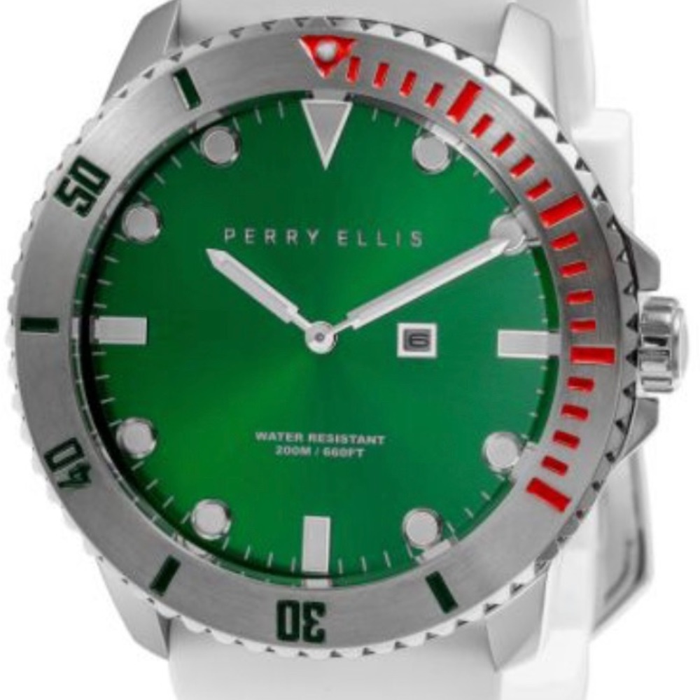 Watch Diver Perry Ellis 20ATM 46mm SS Case